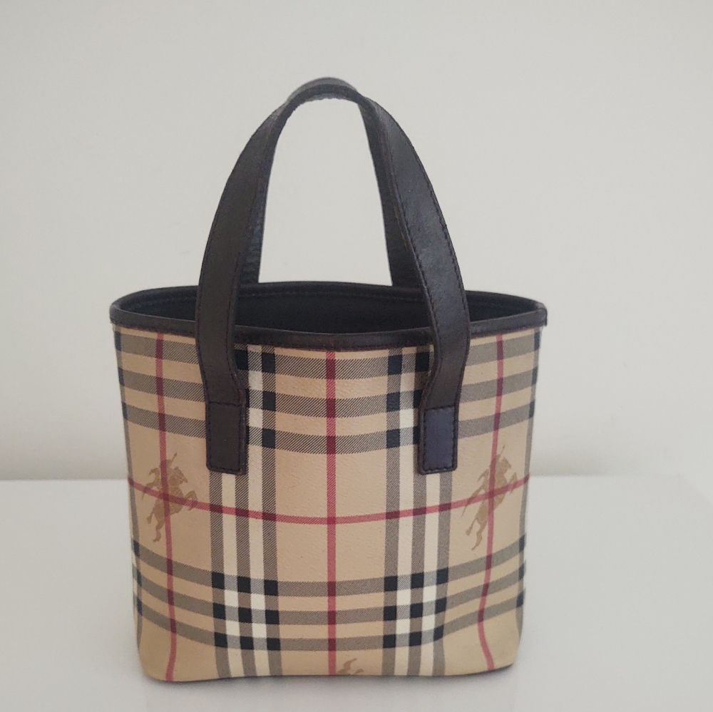 Burberry Checkered MINI Tote Bag
